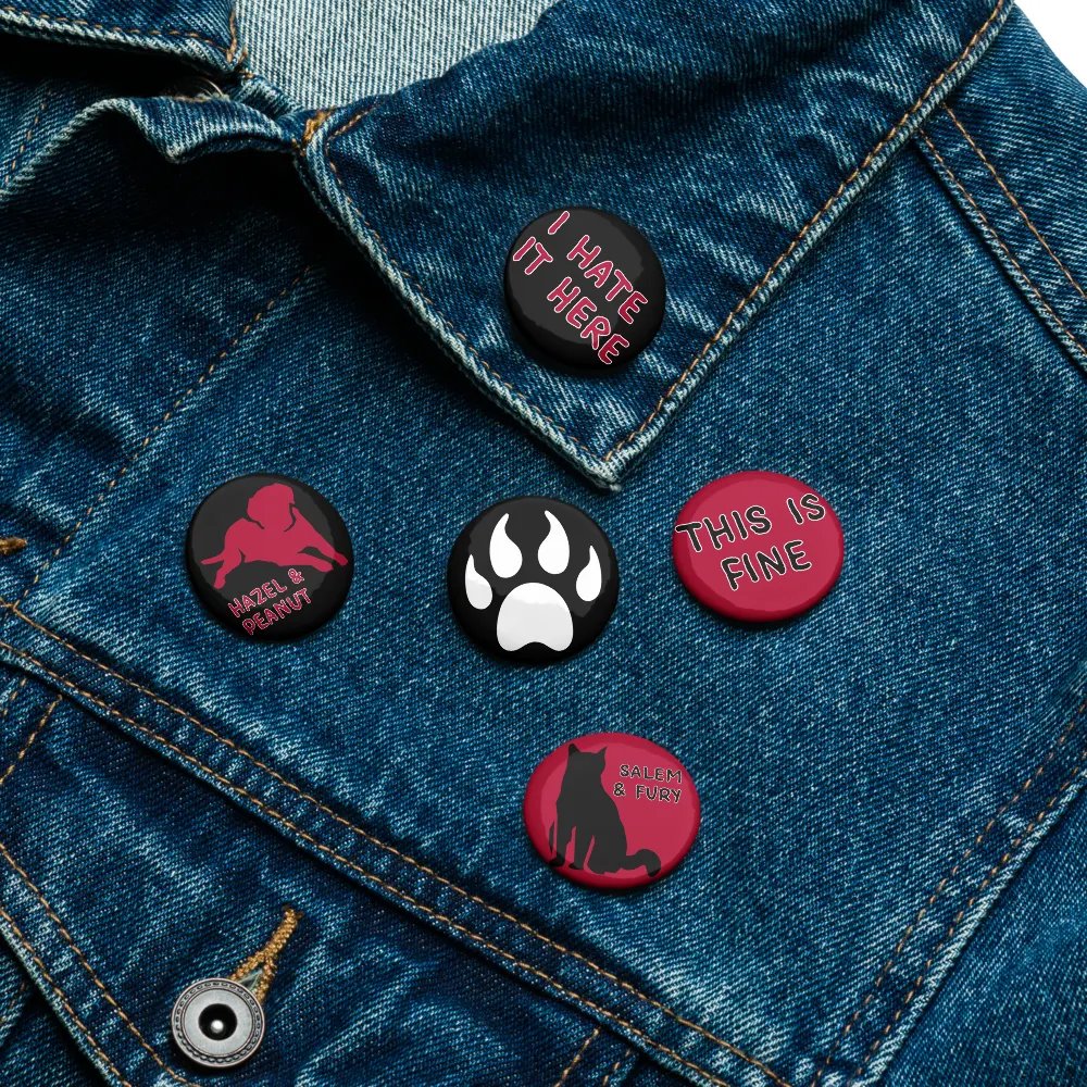 Variety Set of Pin Buttons | JenTheReaper681 product image (5)