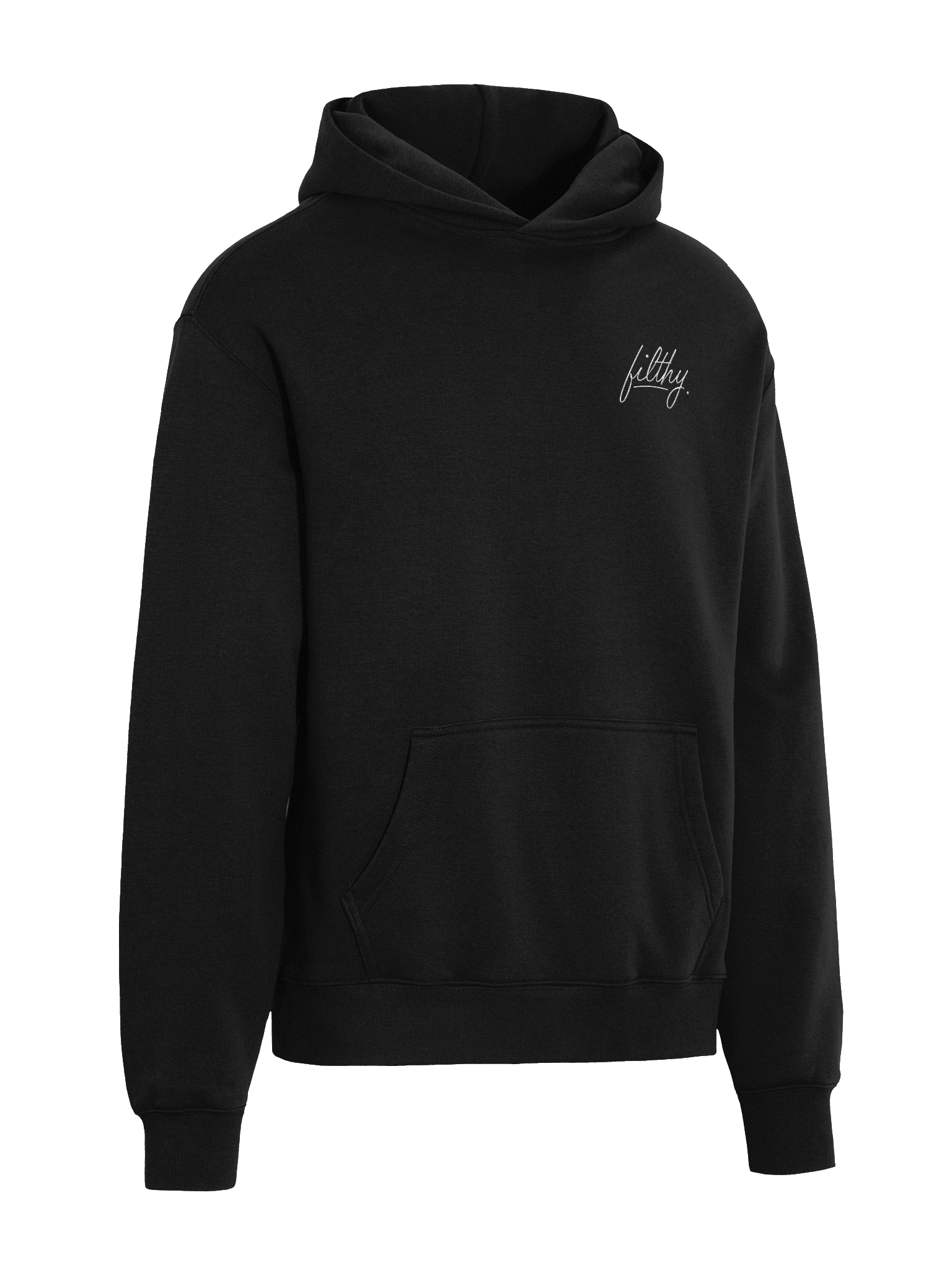 Signature Embroidered FILTHY black hoodie product image (4)