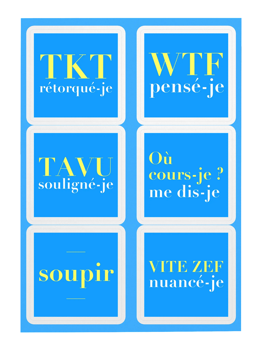 6 stickers littéraires • planche A5 product image (3)