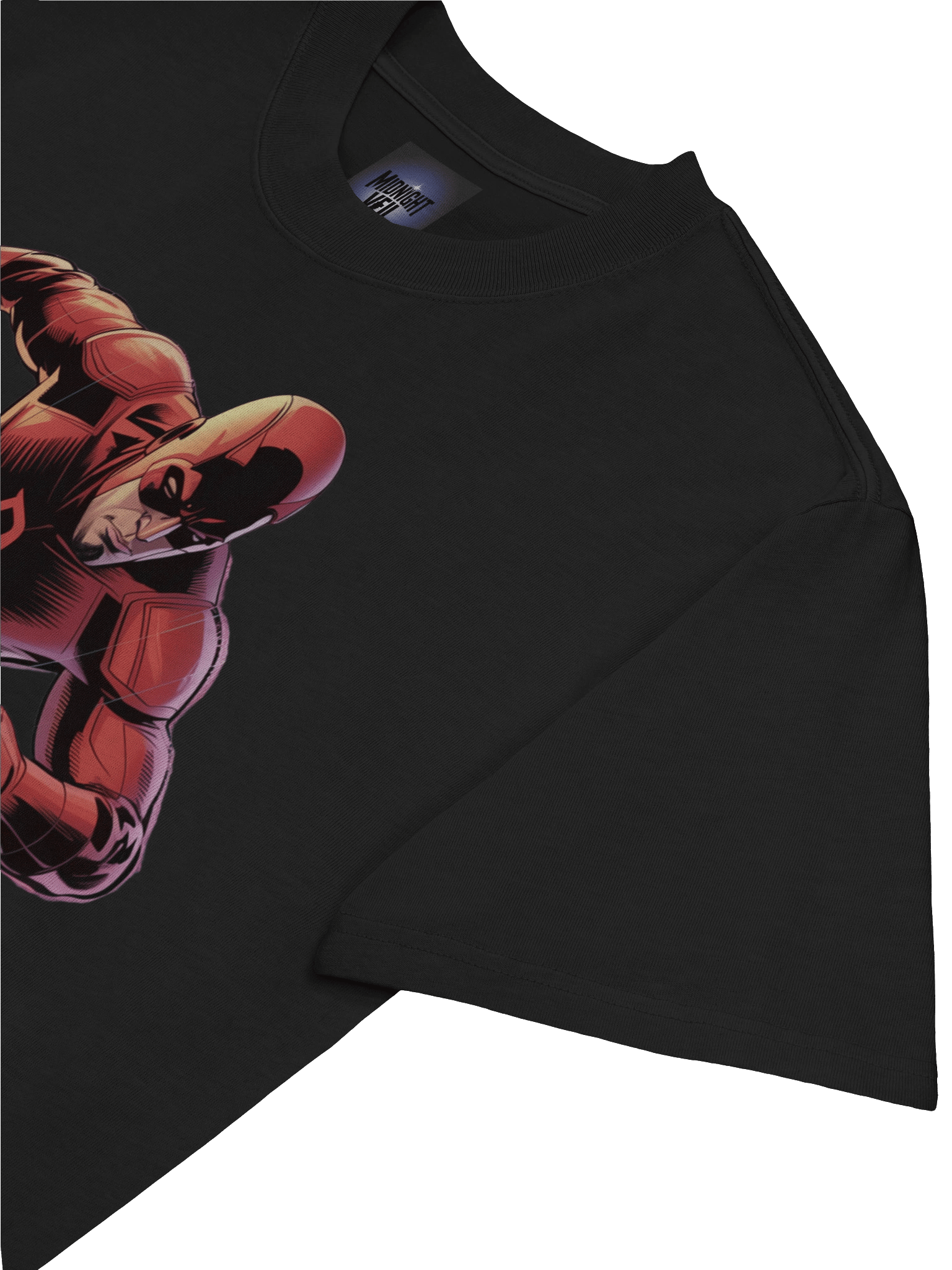 Daredevil's Shadow Leap – Premium Oversized Faded T-Shirt product image (7)