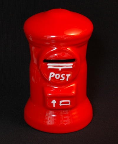 🎎 Japanese Post Office Mailbox Replica Coin Bank – Japan-Inspired Decor product image (2)