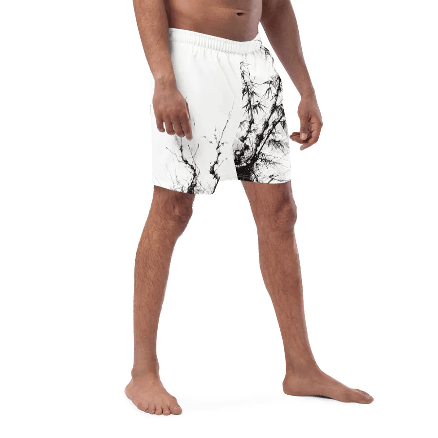 Bamboo Print Swim Trunks product image (8)