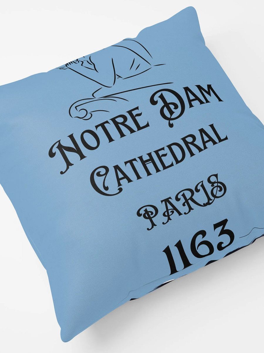 Notre Dam Illustration Pillow product image (5)