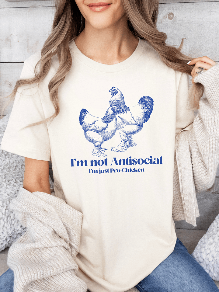 Antisocial Chicken Shirt product image (30)