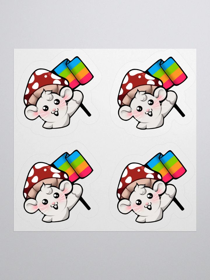 Panromantic Pride Flag Stickers product image (1)