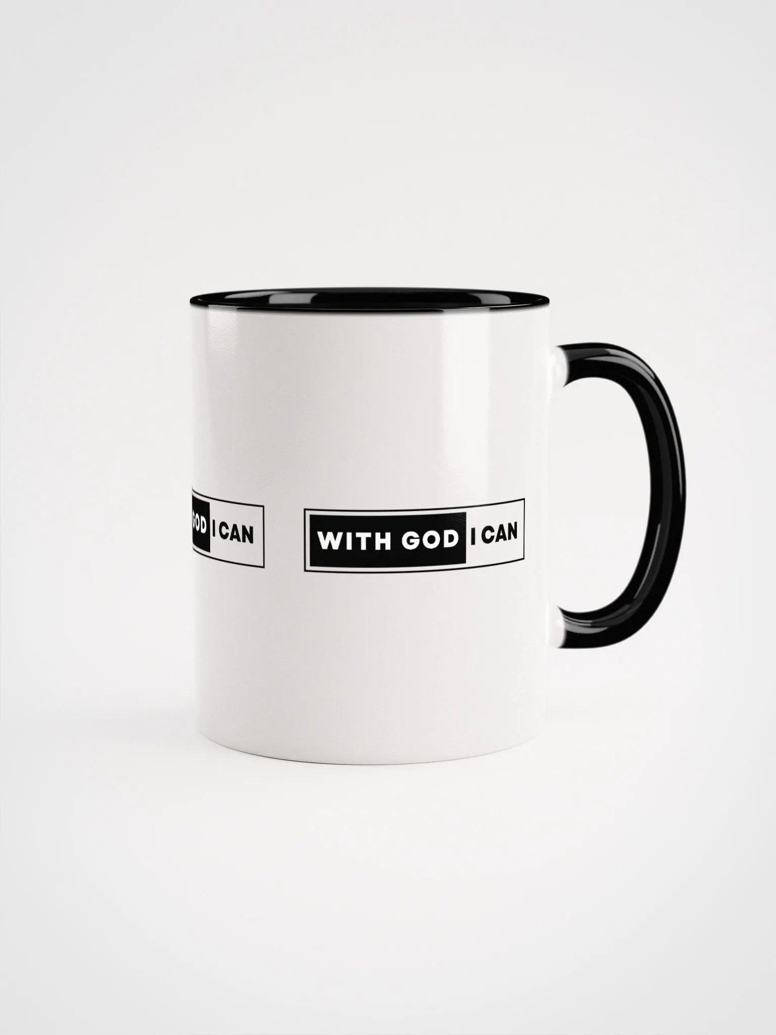WITH GOD I CAN: Divine Elegance Ceramic Mug product image (5)