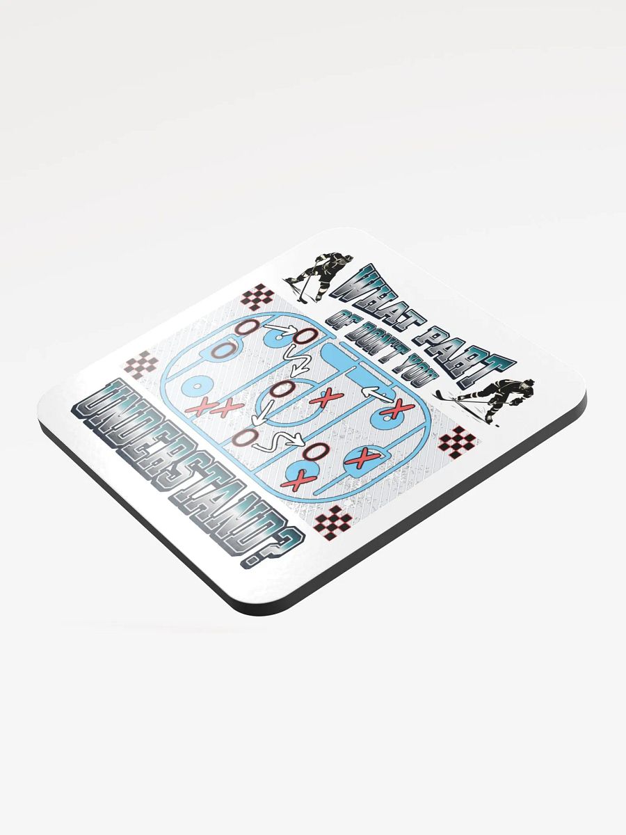 What Part Of Dont You Understand? Hockey Strategy Cork Coaster Set product image (3)