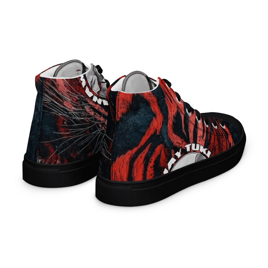 Buhay Tuklas Tiger Scribble Men's High Tops product image (10)