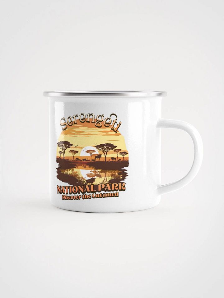Serengeti National Park Sunrise Enamel Mug product image (1)