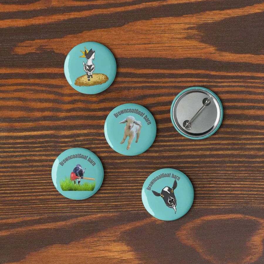 Goats Pin Button Set product image (9)