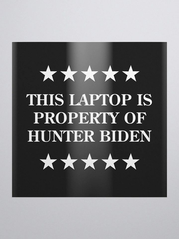 Hunter Biden's Laptop Sticker product image (1)