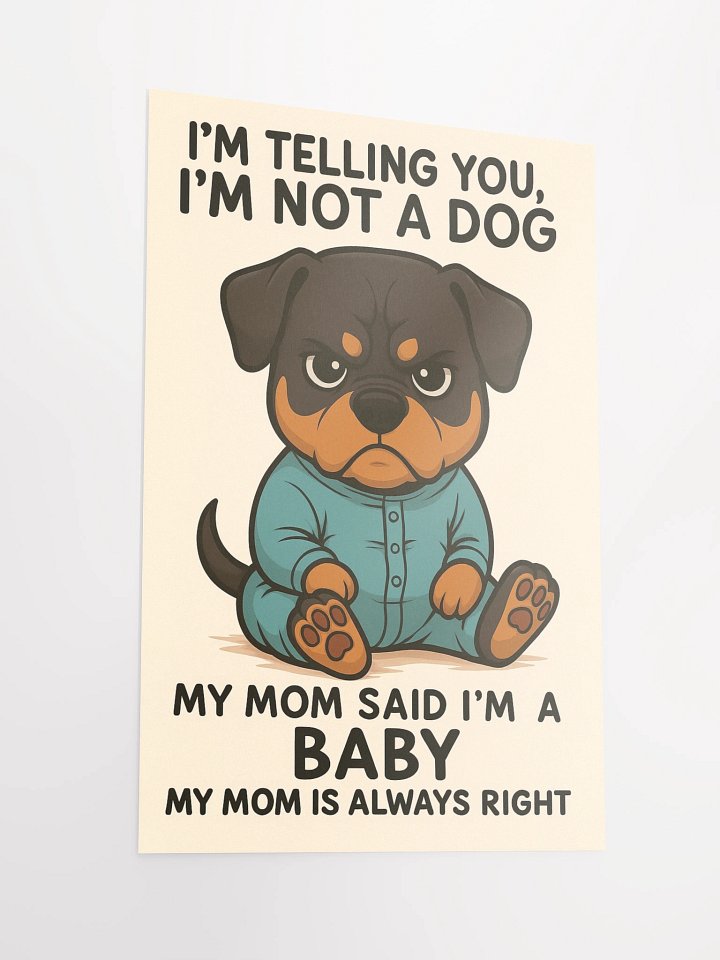 Baby Rottweiler Poster product image (6)