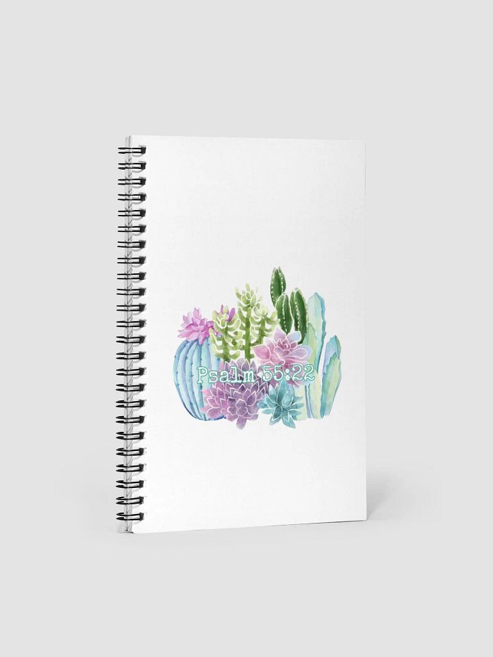 Psalms 55:22 Spiral NoteBook product image (1)