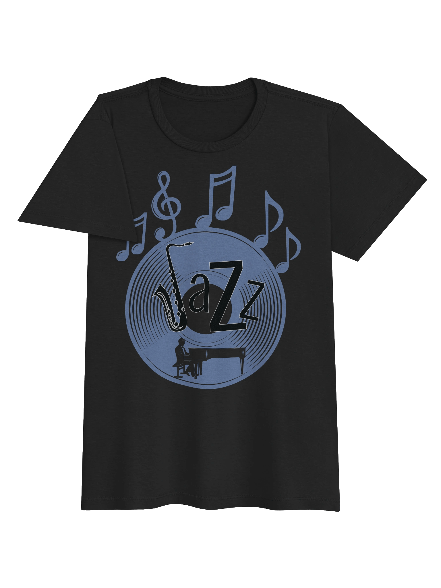 Jazz Saxophone Circle Women's T-Shirt product image (16)