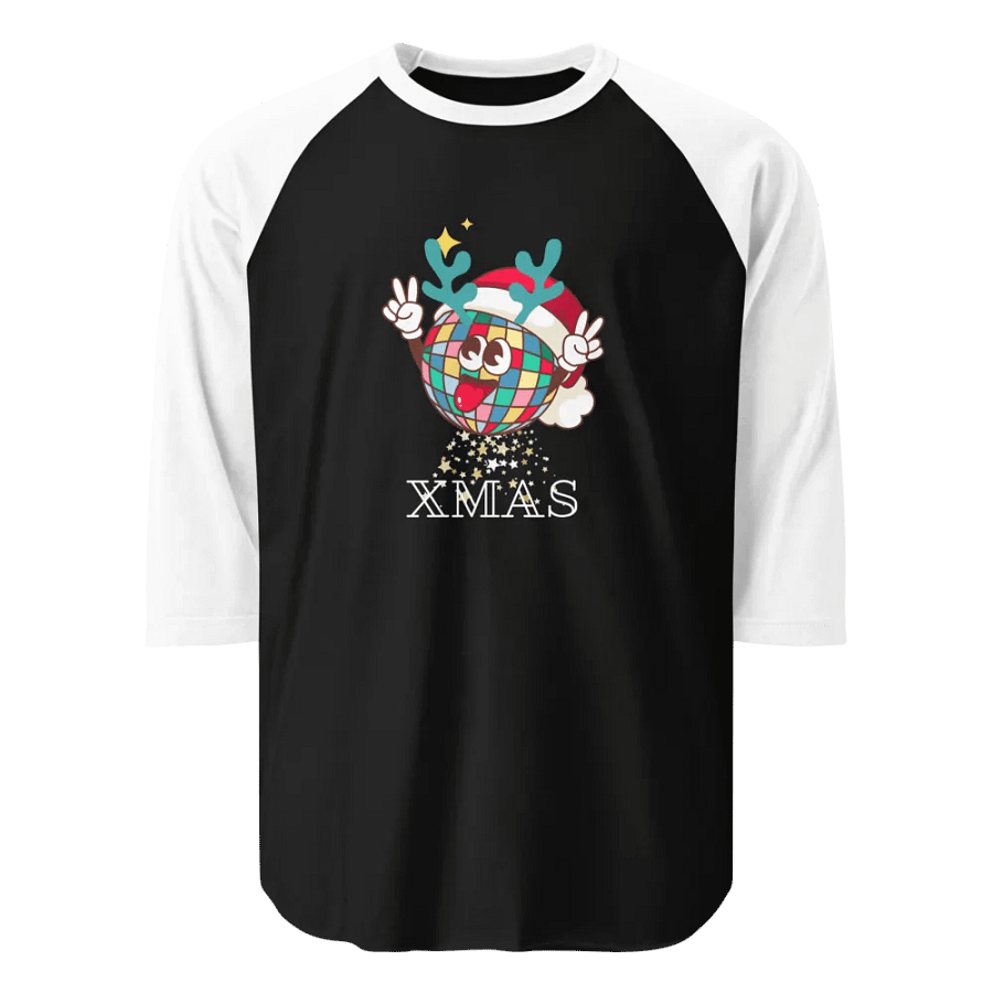 Xmas 365 - Festive Disco Ball Reindeer Tee product image (1)