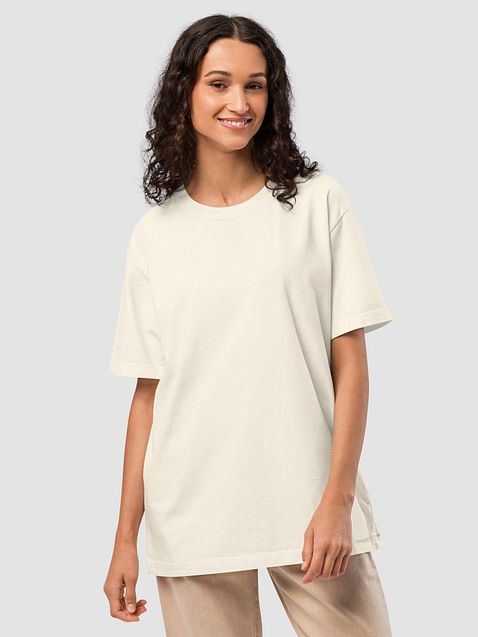 Photo showing Bella+Canvas Unisex Oversized Garment-Dyed T-Shirt