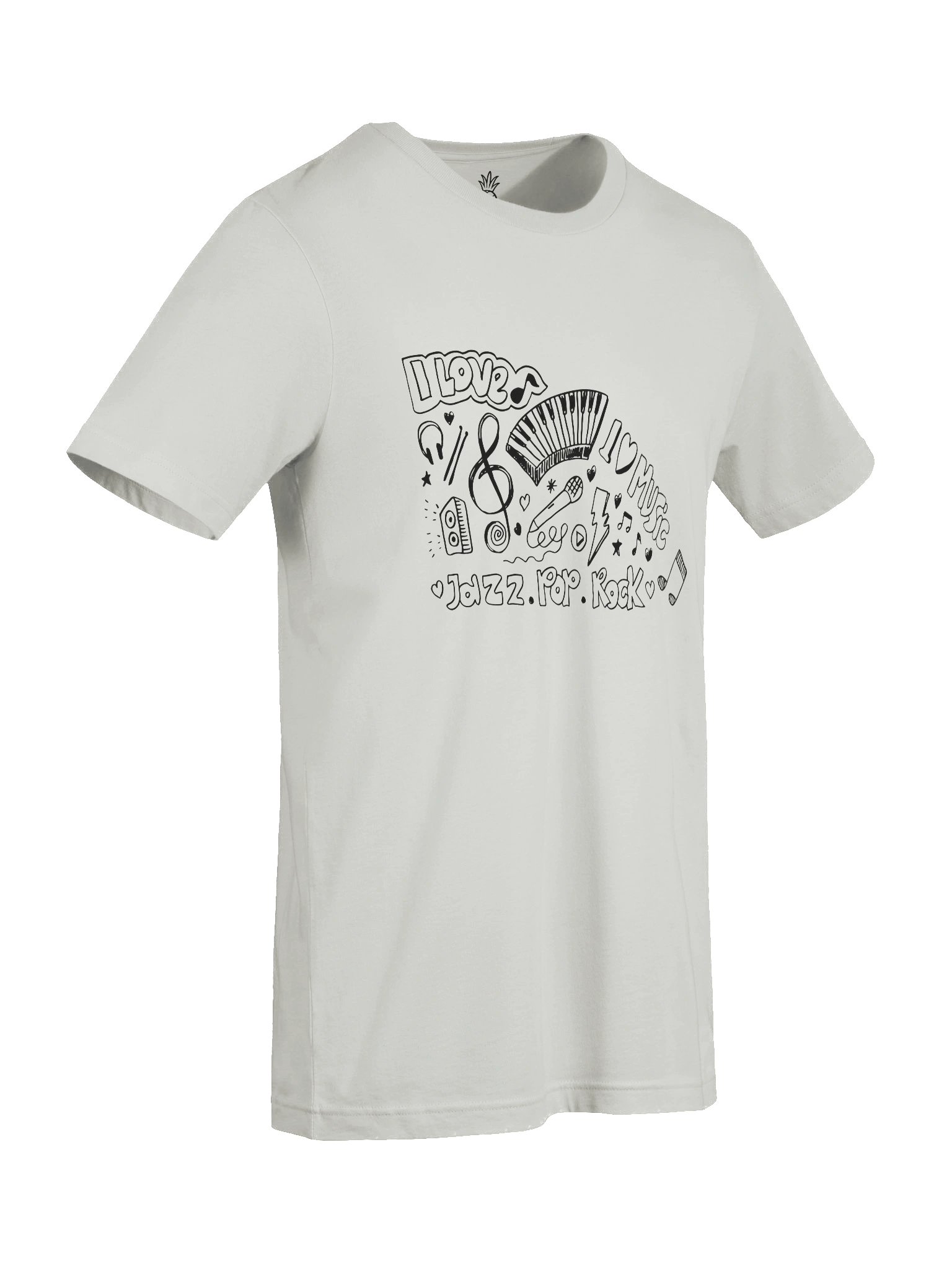 I Love Music: Jazz, Pop, Rock Unisex T-Shirt product image (86)