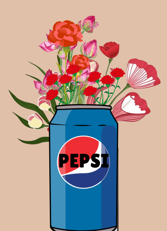 Pepsi Flower Wall Art product image (5)