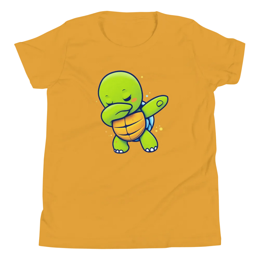 Cute Dabbing Turtle Youth Tee product image (16)