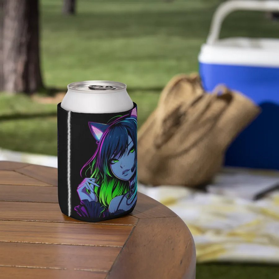 GothAunty Fangs Coozie Can Cooler product image (7)