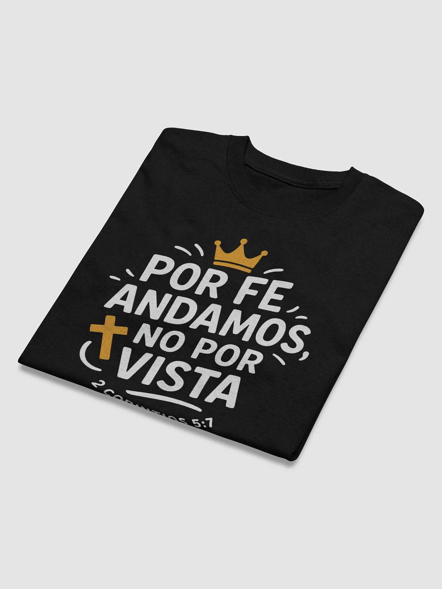 Camiseta Unisex Manga Corta | Por fe andamos no por vista product image (6)