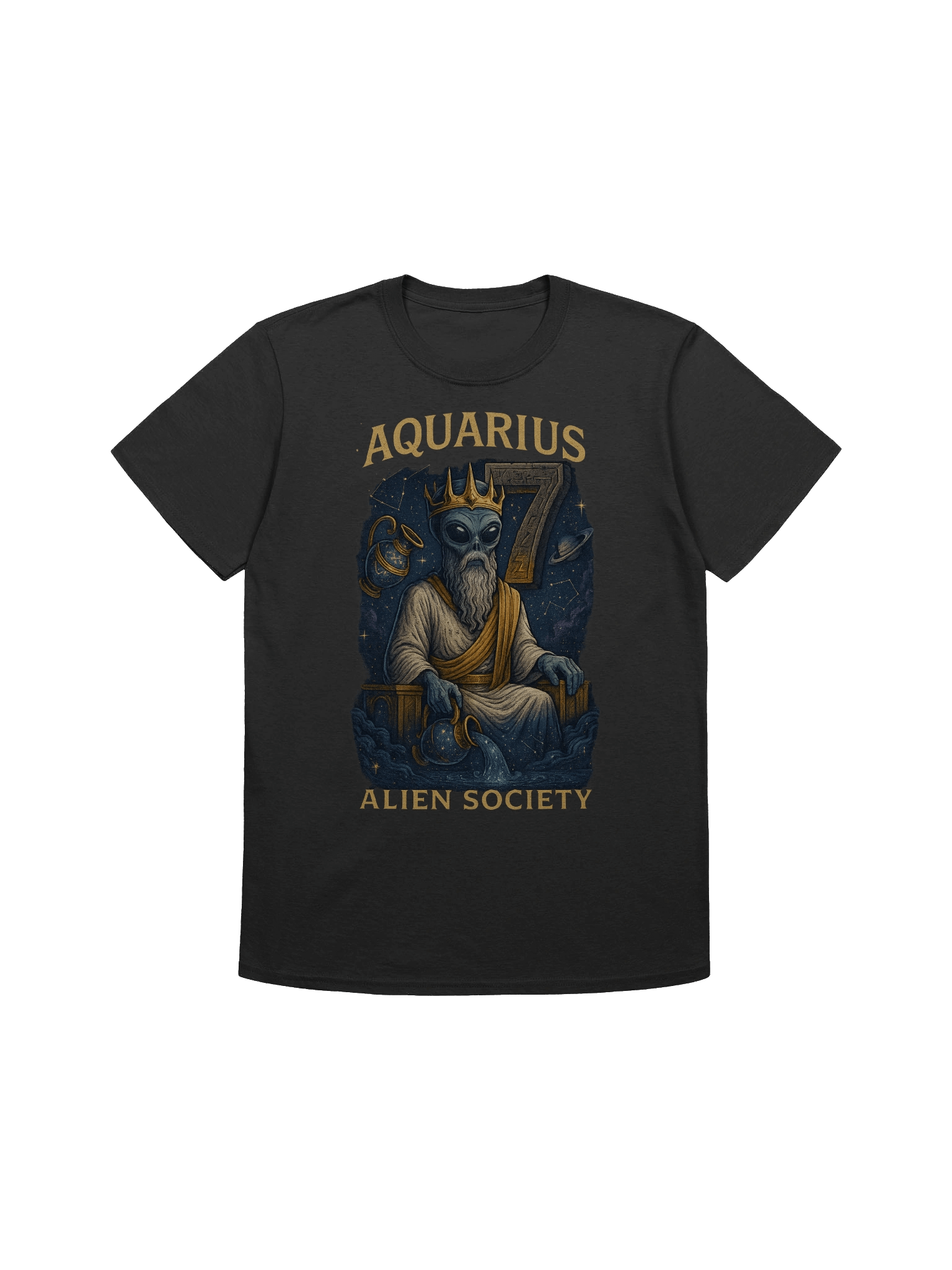 Celestial Aquarius Alien T-Shirt product image (7)