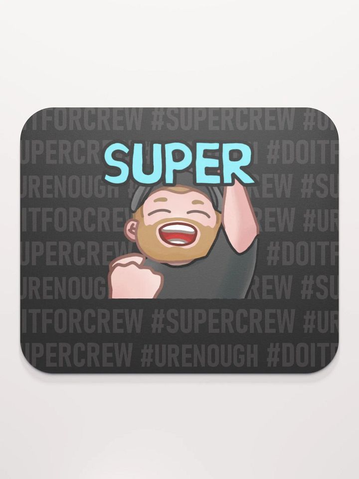 #DOITFORCREW - Standard Mouse Pad - black product image (2)