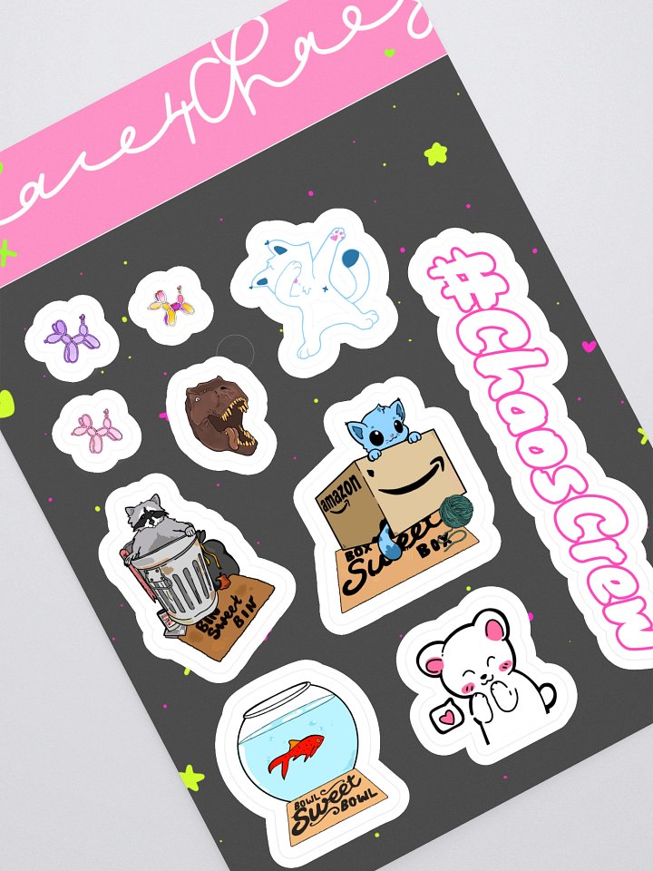 NEW! Brace4chaos Sticker Sheet product image (1)