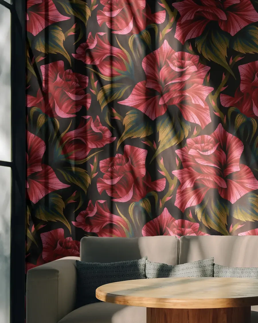 Wallpaper Mockup - Industrial Living Room product image (5)