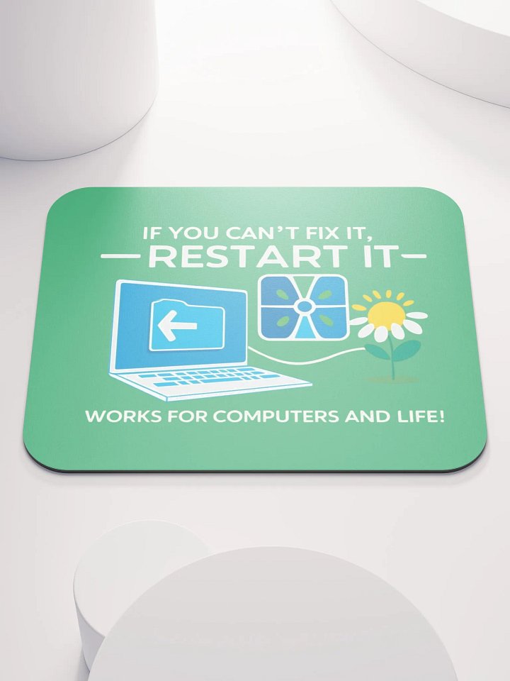 Restart & Refresh Mouse Pad product image (1)