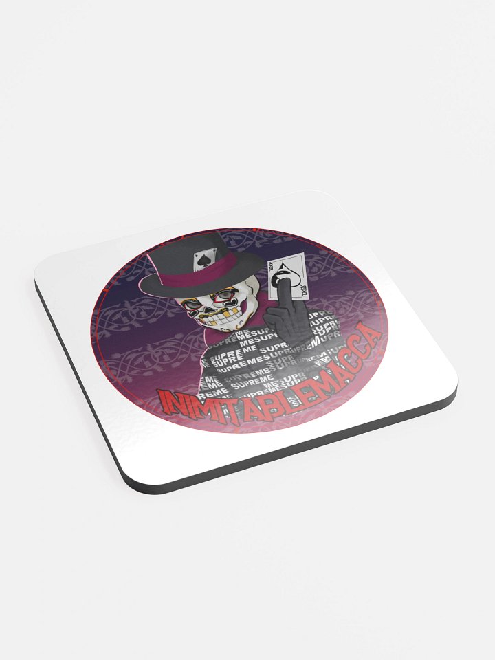 Macca's Logo on a cork coaster product image (2)