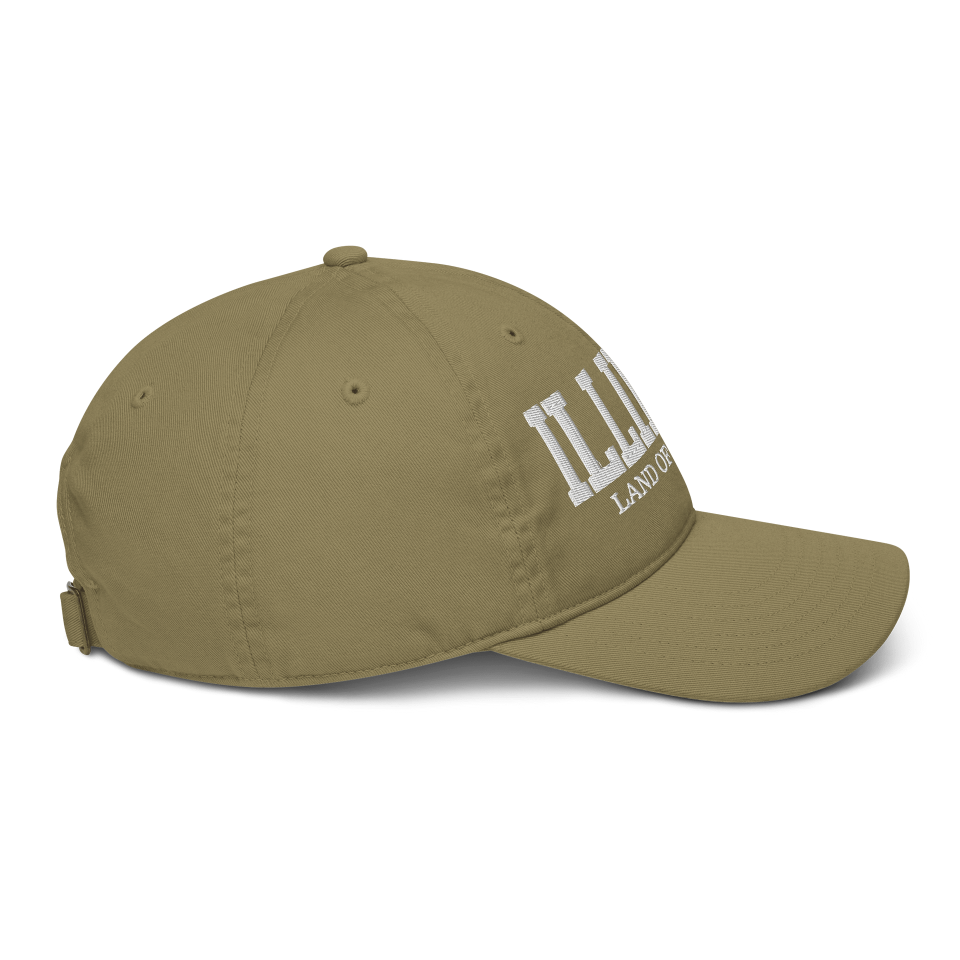 Illinois Land of Lincoln Embroidered Organic Hat product image (23)