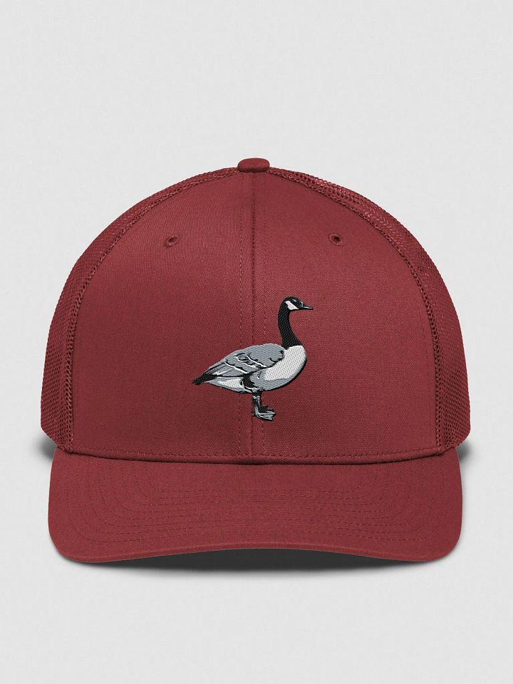 Flight of the Goose Snapback Plucky Honker Wild Goose from Canada Embroidered Trucker Hat product image (1)
