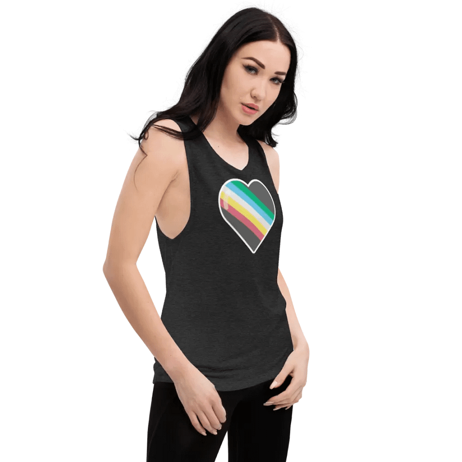Disability Pride Fitted Muscle Tank product image (25)