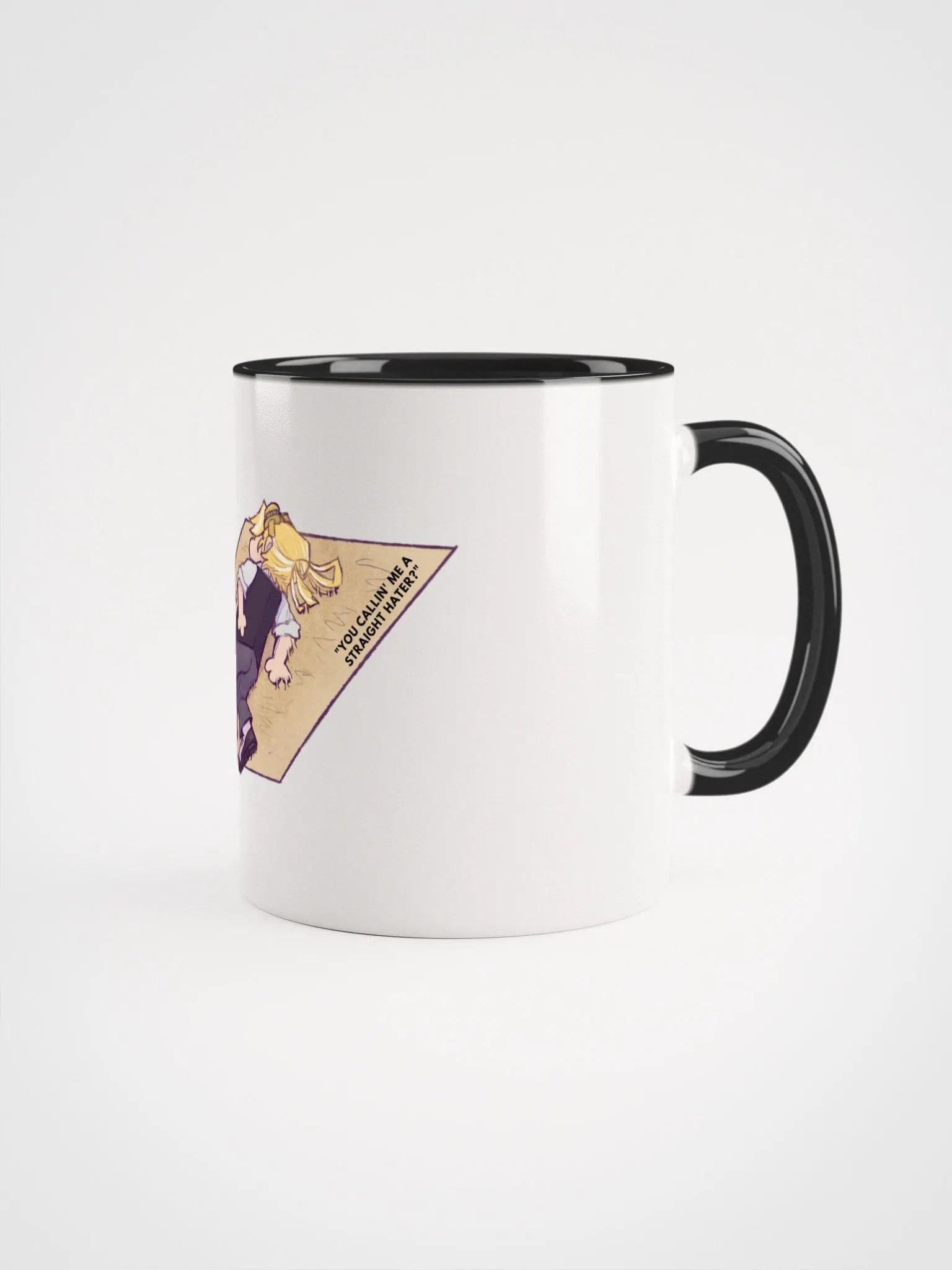 SB!Flam Straight Hater Quote Mug product image (1)