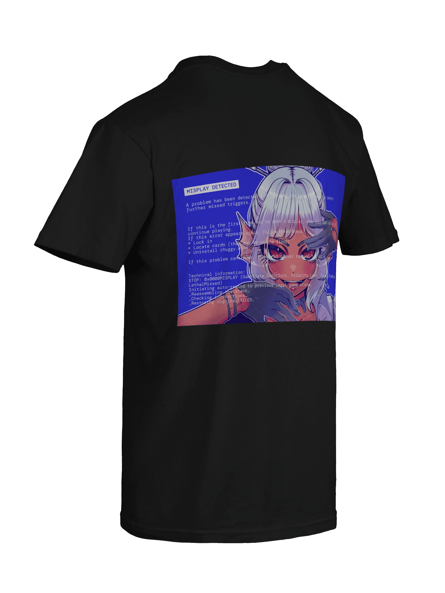 Misplay Detected Tee (Back Graphic) product image (10)