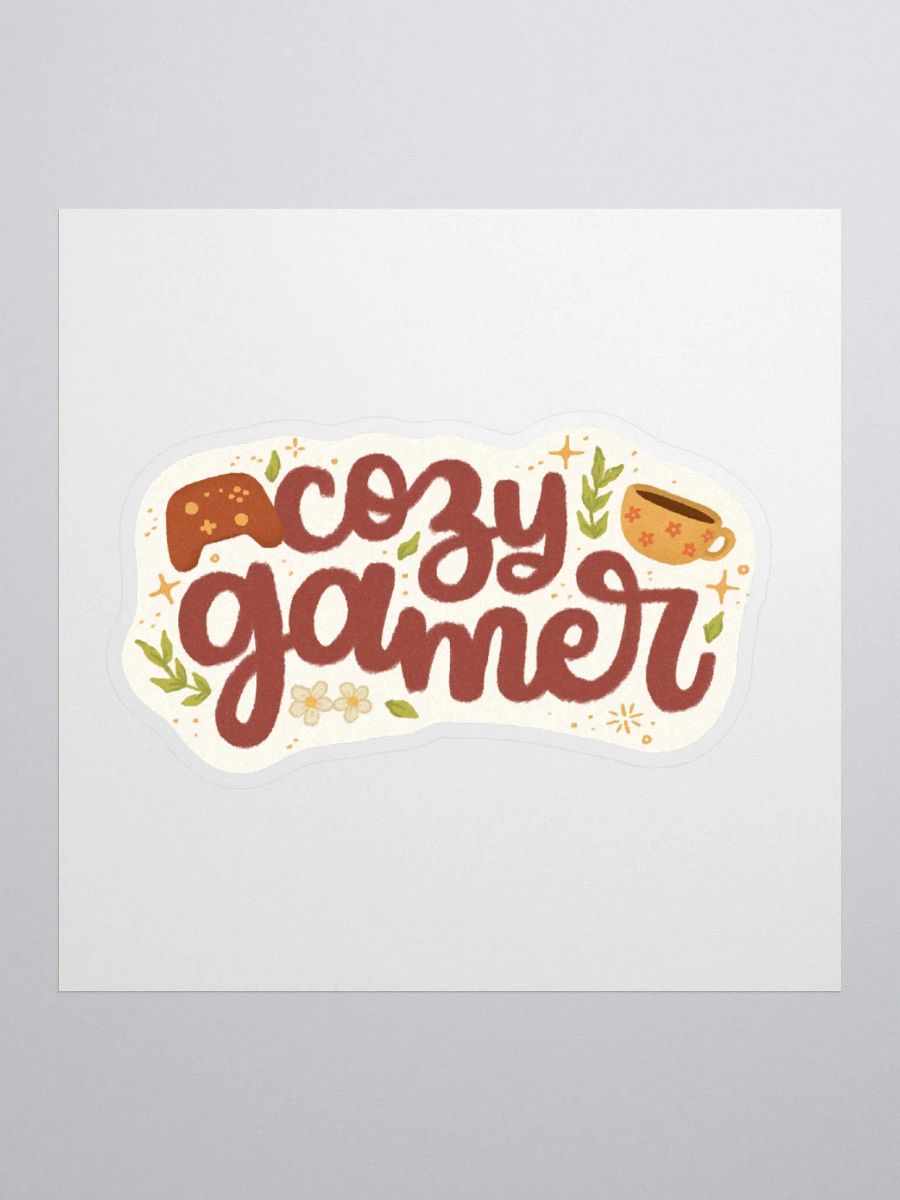Cozy Gamer Sticker product image (1)