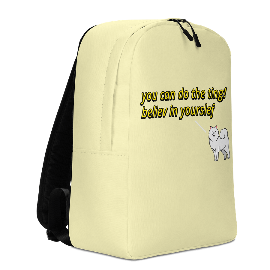 you can do the ting! believ in yourself backpack product image (3)