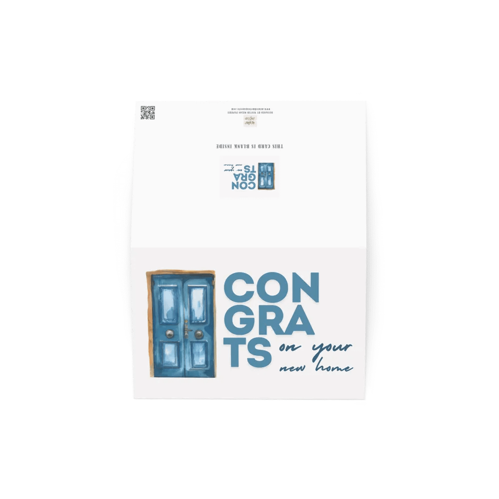 Blue Front Door Moving House Greeting Card product image (5)