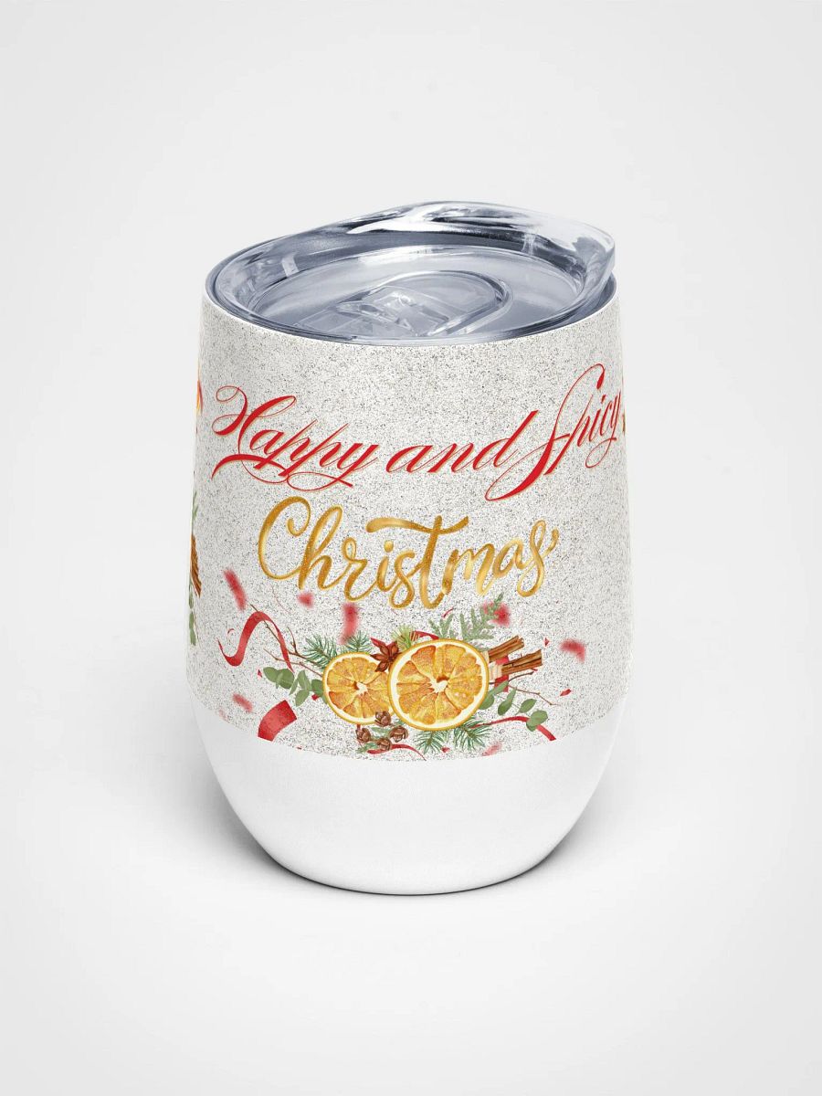 Festive Cheers Wine Tumbler gift for moms dads friends colleagues product image (1)