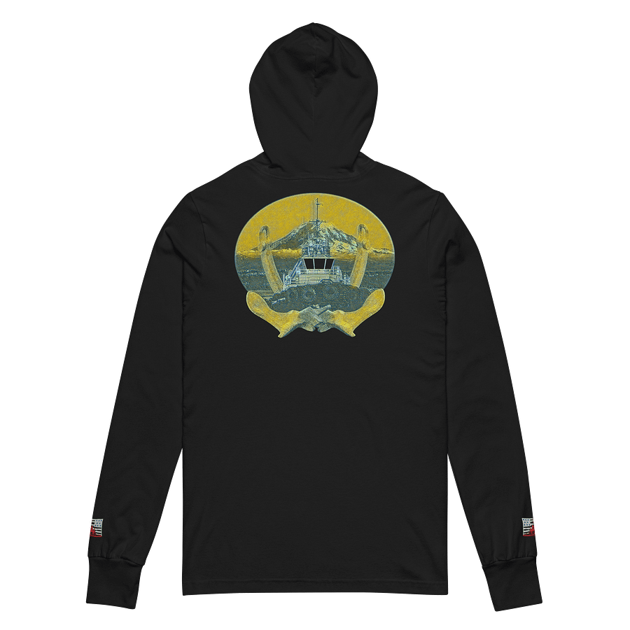 Twin anchor yellow Mount Rainier Marshall Foss hoodie Tee product image (6)