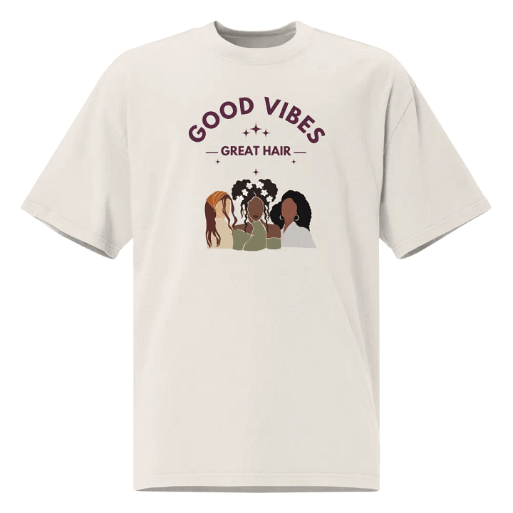 Good Vibes Great Hair Oversized T-Shirt product image (3)