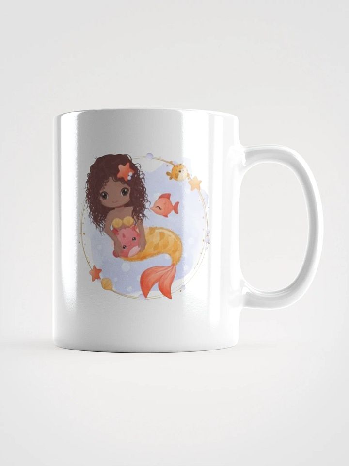 White Glossy Mug Little Mermaid product image (1)