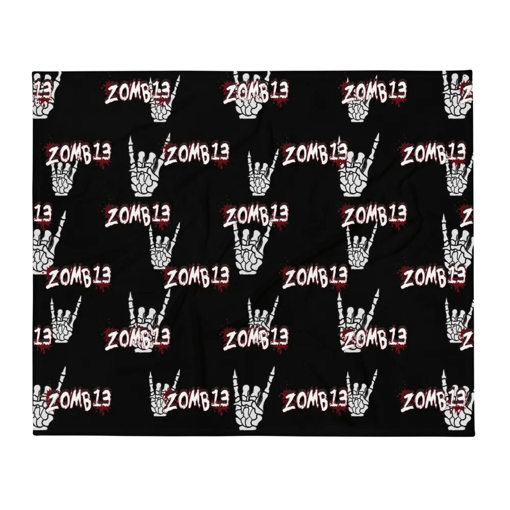 ZOMB13 Rock and Roll Throw Blanket product image (2)