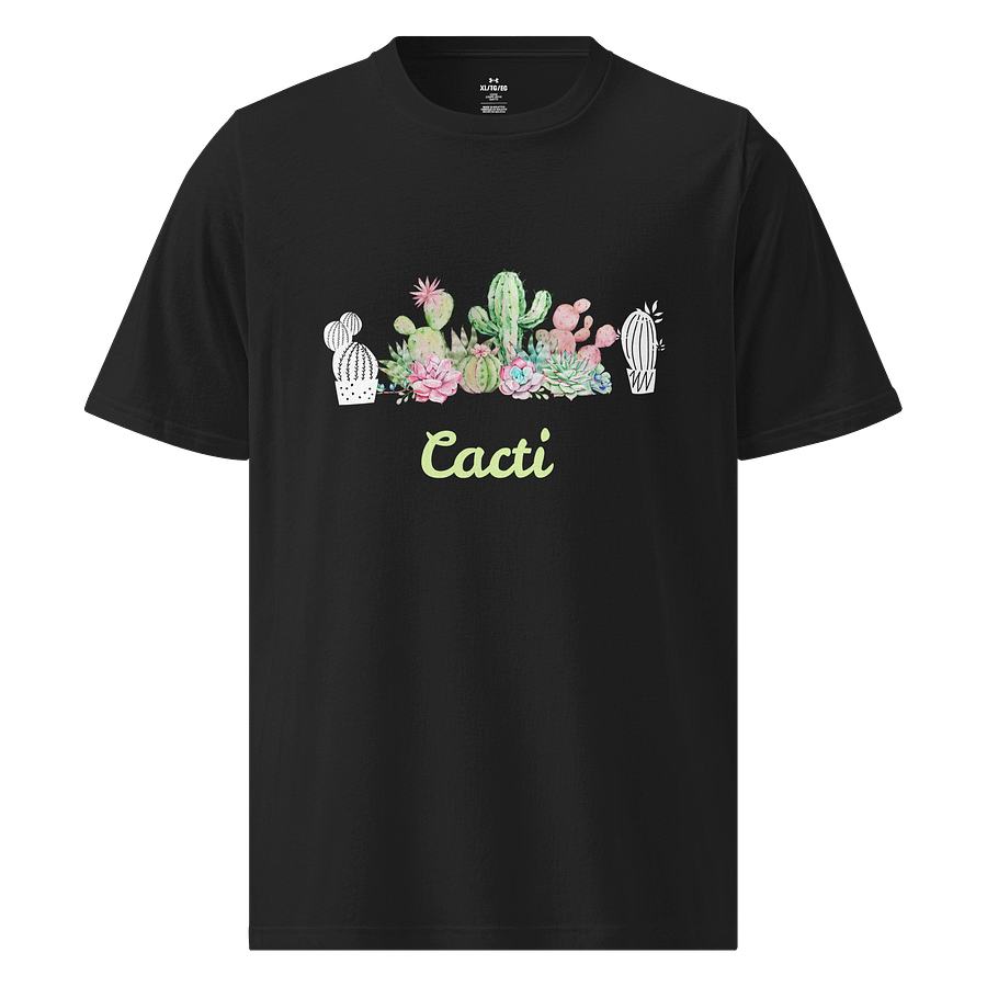 Cactus Garden Watercolor Athletic T-Shirt product image (1)