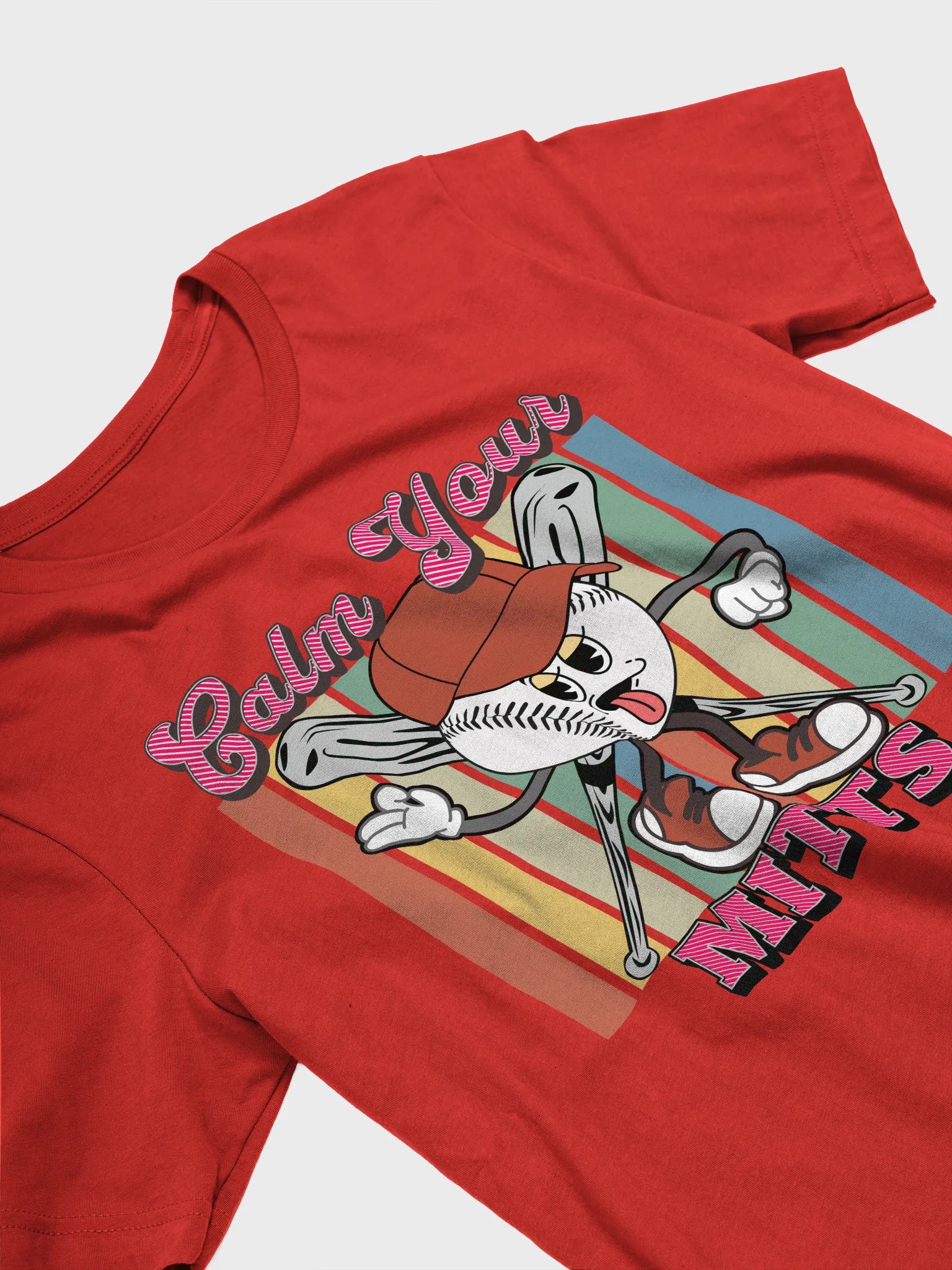 Calm Your Mitts Baseball Playful T-Shirt product image (2)