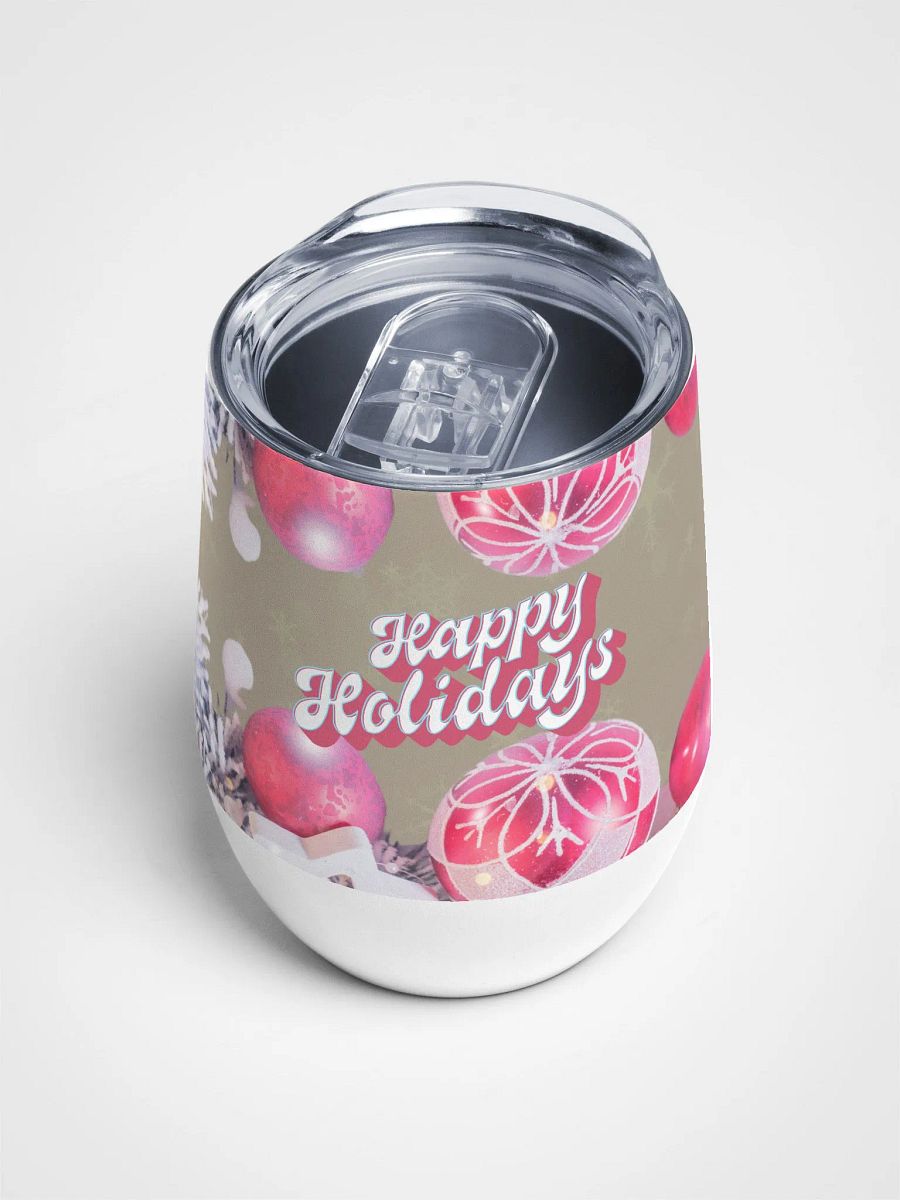 Festive Holiday Happy Holidays Tumbler moms dads friends colleagues product image (4)