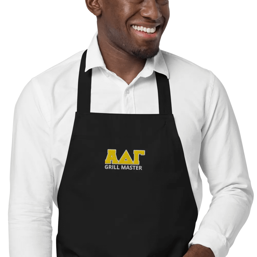 AΔΓ Organic Cotton Apron - Plaquatine Collection product image (1)