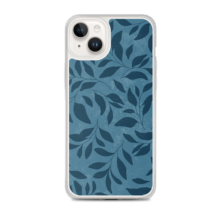 Midnight Foliage Blue MagSafe Soft Case for iPhone product image (2)