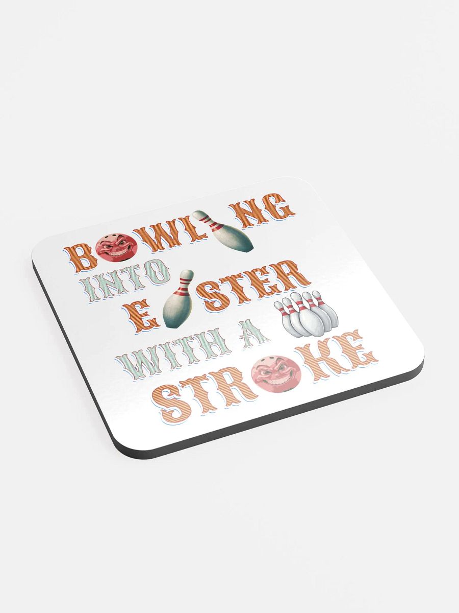 Bowling Into Easter With A Strike Cork Coaster Set product image (3)